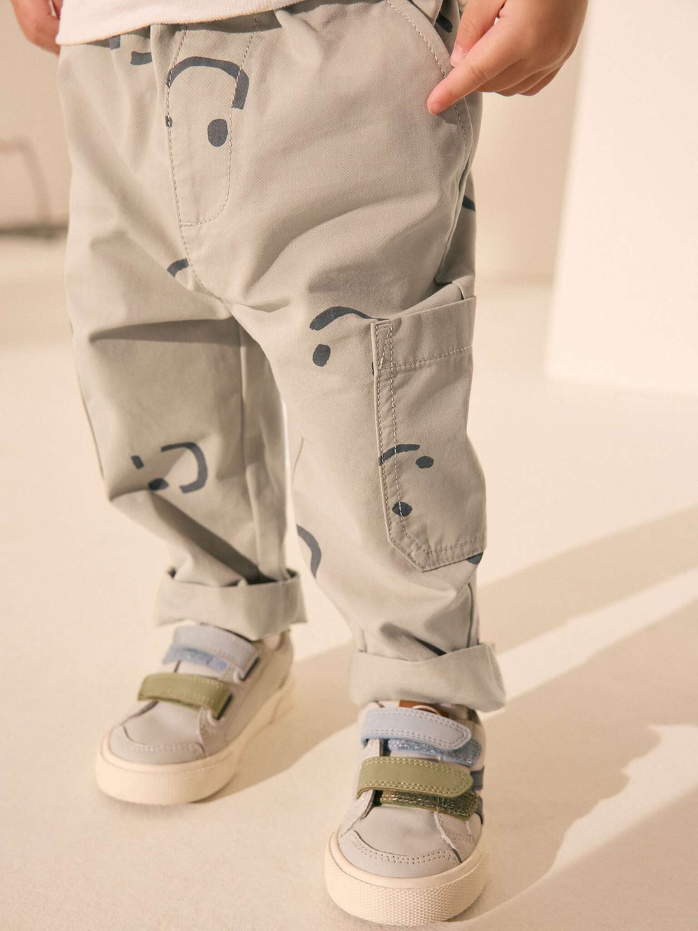 Брюки для мальчика Next AB8-360, Бежевый