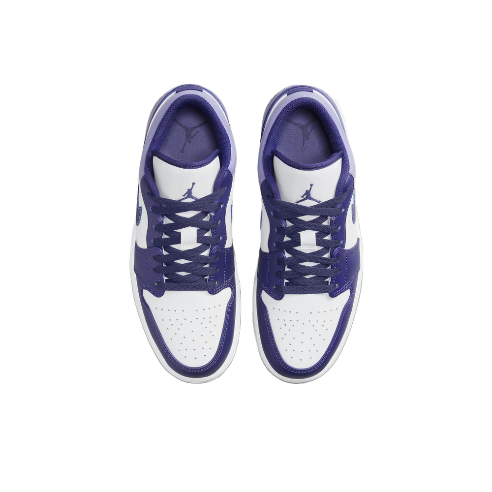 Кроссовки Air Jordan 1 Low Covered In Purple Tones