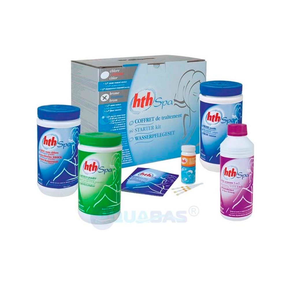 Набор для обработки бромом 5,4кг+2л HTH SPA (K800406HA)