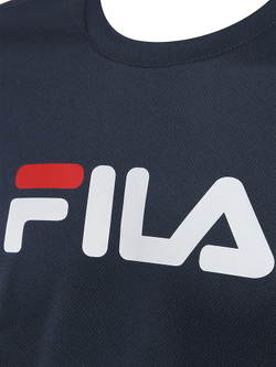 Мужская теннисная футболка Fila T-Shirt Logo - peacoat blue