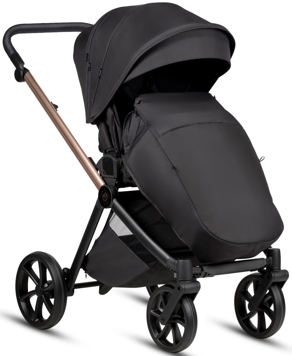 Детская коляска Tutis Mio 3 Plus Black Edition New 3 в 1 с автокреслом Beno Black 1622292 Rose Gold