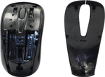 DELUX Wireless Mouse &lt;DLM-107GX+G07UF Black&gt; (RTL)  USB  3btn+Roll