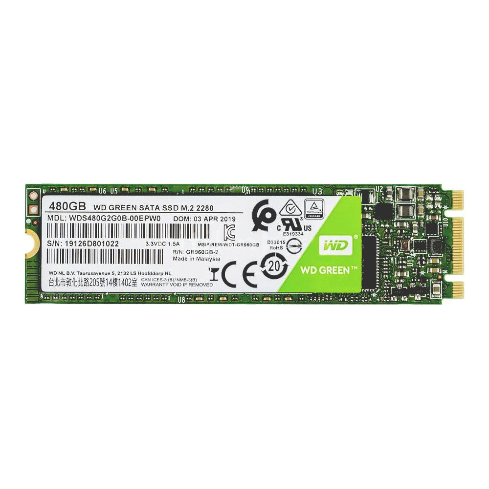 SSD накопитель Western Digital 480GB (WDS480G2G0B)