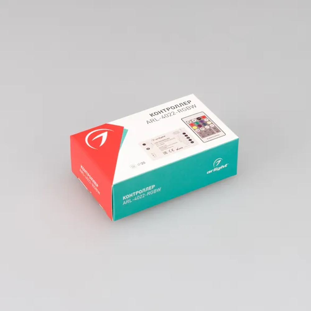 Контроллер ARL-4022-RGBW White (5-24V, 4x4A, ПДУ 24кн, RF) (Arlight, IP20 Пластик, 3 года) 032358