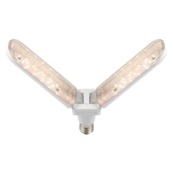 Фитолампа для растений светодиодная ЭРА GREEN LINE ФИТО-20W-PFR-E27-GR 2-х лепестковая полного спектра 20 Вт Е27