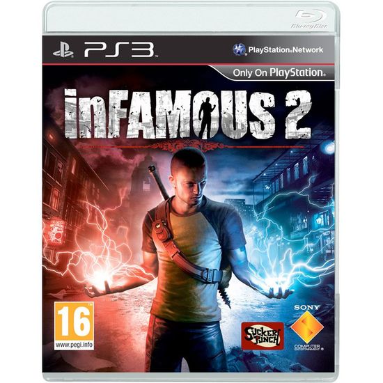 PS3 InFAMOUS 2 (Дурная Репутация 2) (Б/У, Полностью на русском языке, BCES-01143)