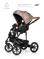 Коляска  BELLA LIFE (3 в 1) (RIKO BASIC) 05 Mokka (коричневый)