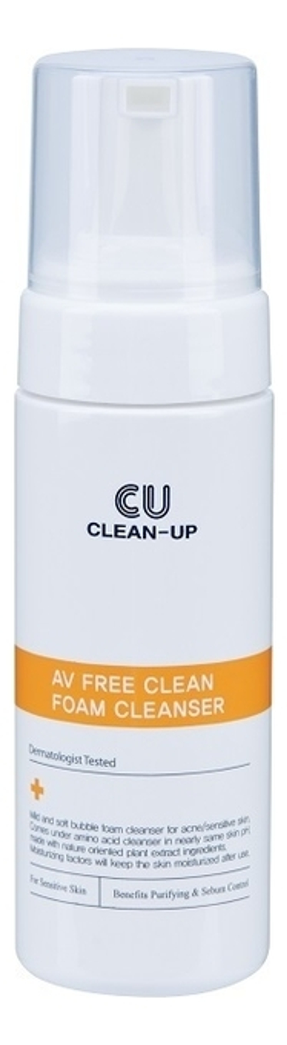 CUSKIN Очищающая пенка для проблемной кожи лица - Clean-Up AV Free Clean Foam Cleanser 150мл
