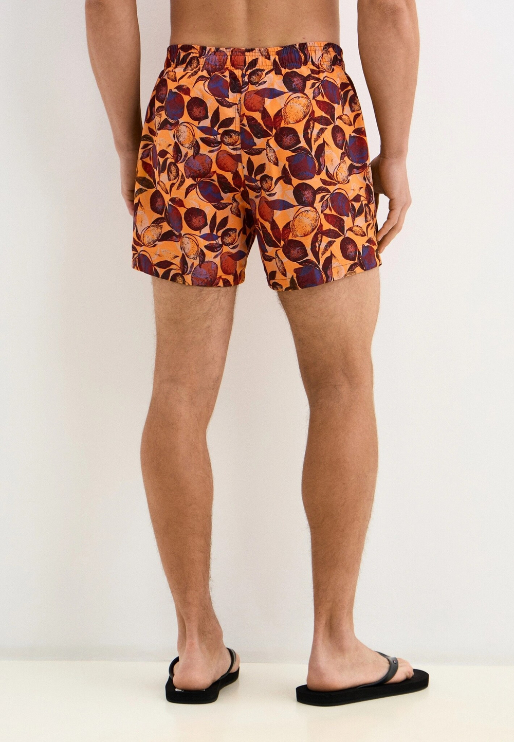 Мужские пляжные шорты оранжевый