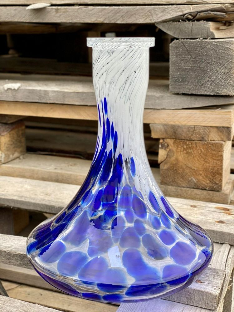Vase Rainbow Rus White Blue