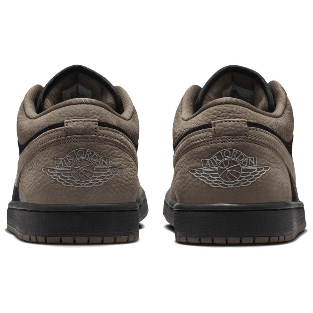 Jordan Air Jordan 1 Cushioning Low top Vintage Basketball Shoes Unisex Brown Black
