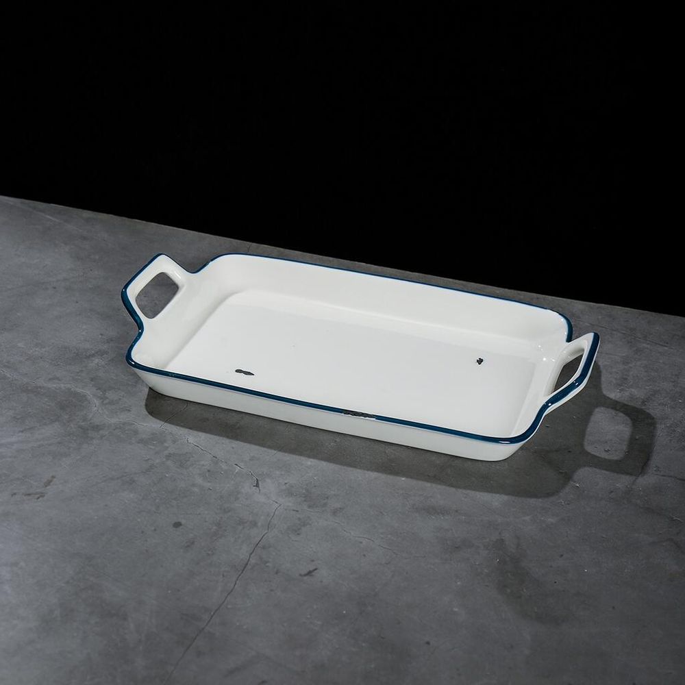 Блюдо прямоугольное 28,7*16,4 см h2,8 см 560 мл с ручками   P.L. Proff Cuisine [6]