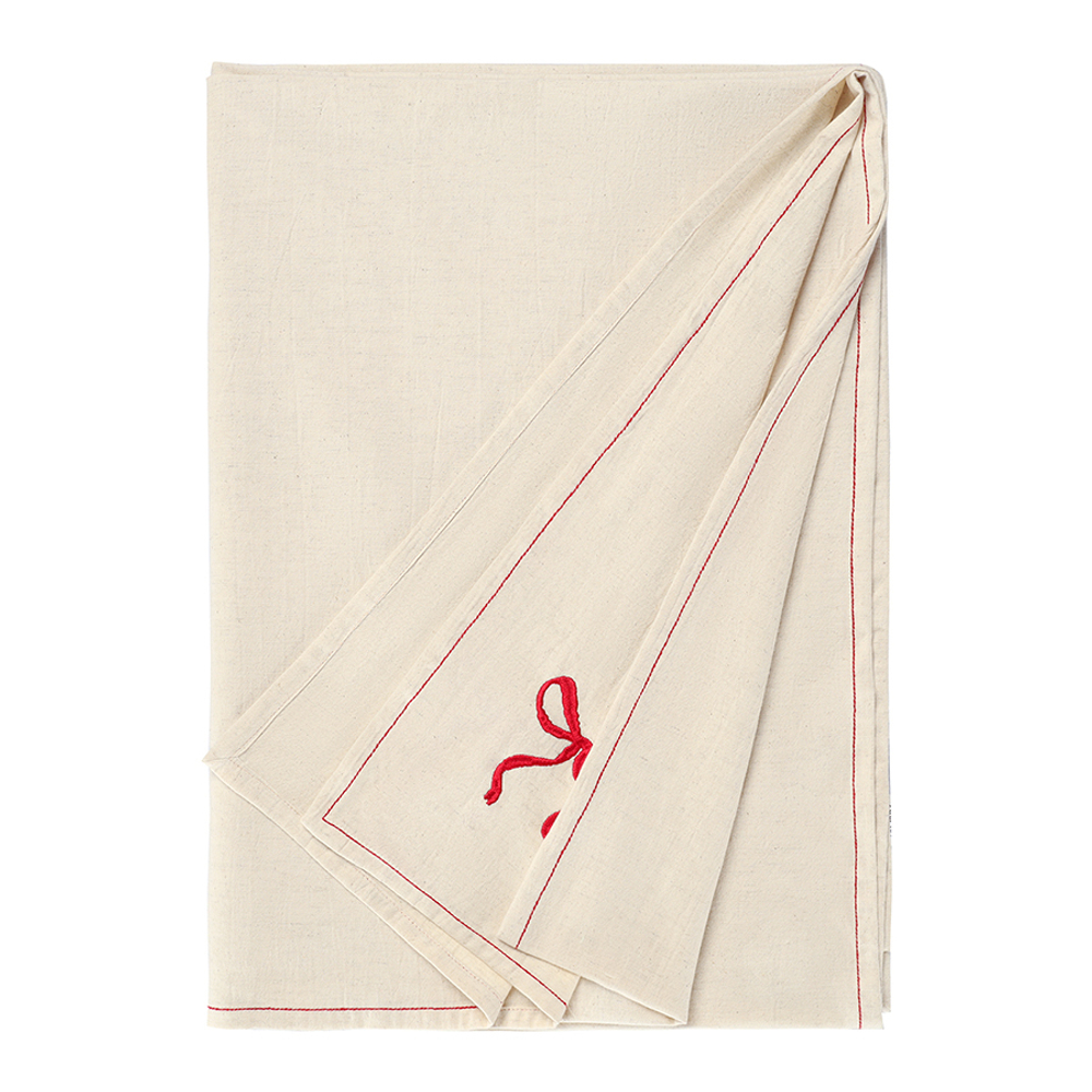 Скатерть fancy bows бежевого цвета из коллекции essential, 180х240 см