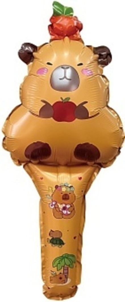 К Мини фигура Капибара с яблочком ручной