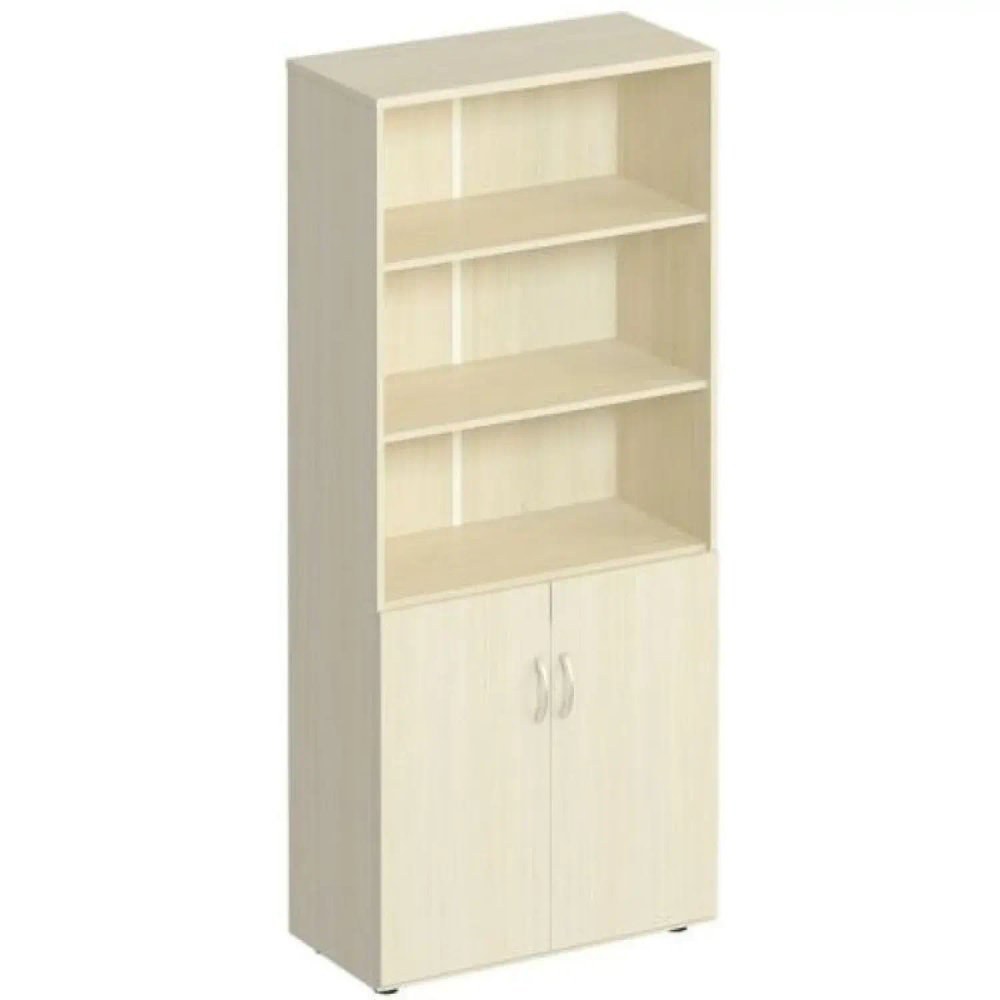 Шкаф ST_Комфорт для документов полузакрытый дуб шамони светлый К.371 ДШ