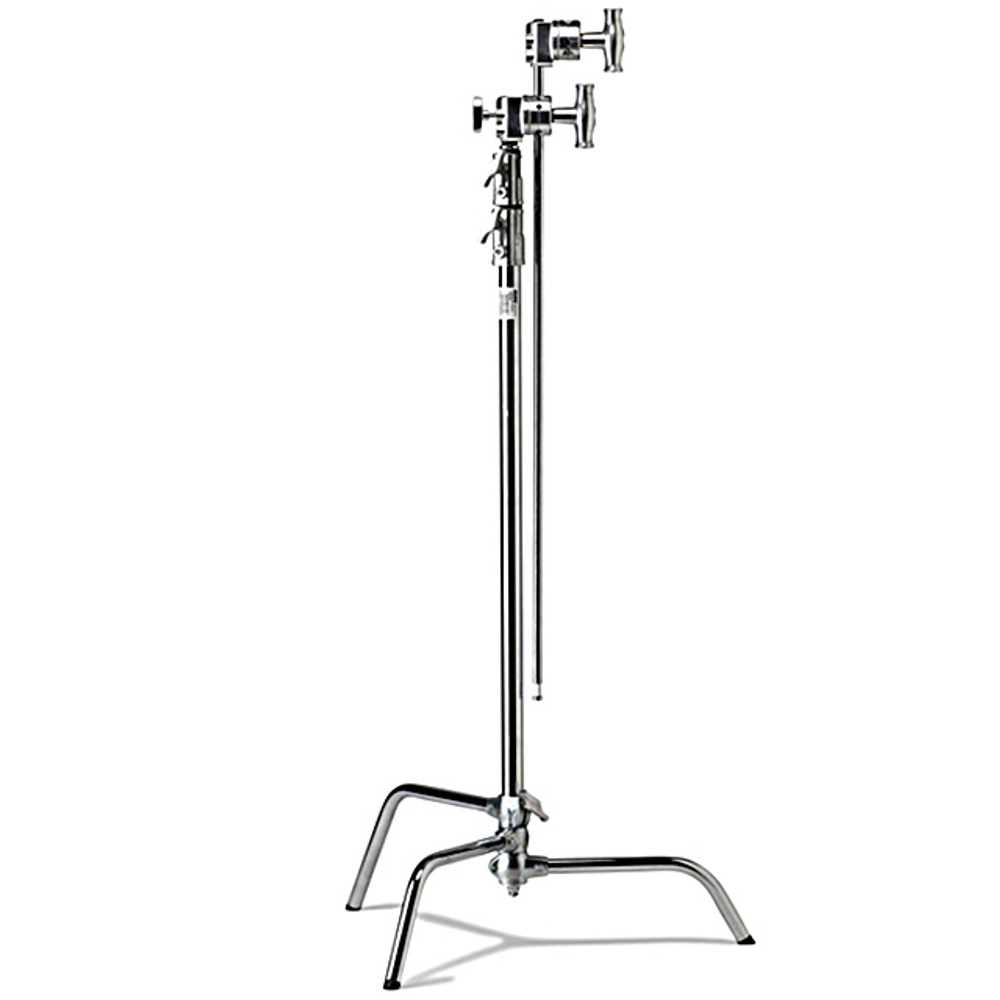KUPO CS-40MK 40” C-Stand w/slid.leg Kit Silver. Си-стенд со скользящей ногой (134-323 см), комплект
