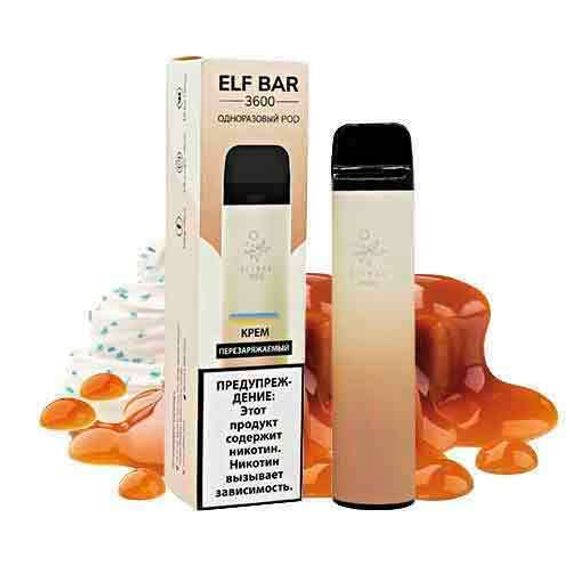 Elf Bar - Ukrainian Cream (3600, 1.6% nic)