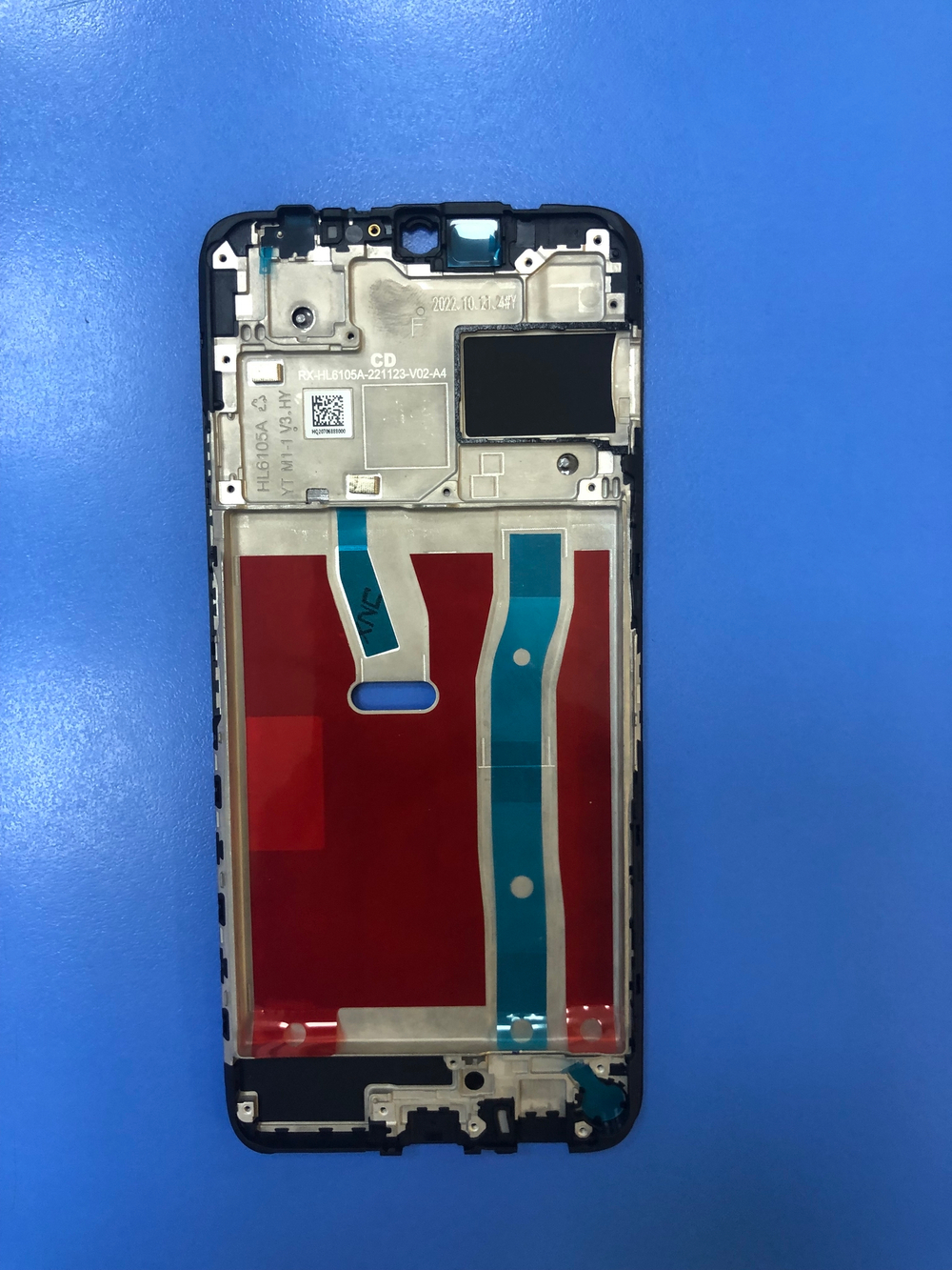 Huawei Nova Y70   Средняя часть корпуса, рамка дисплея Оригинал