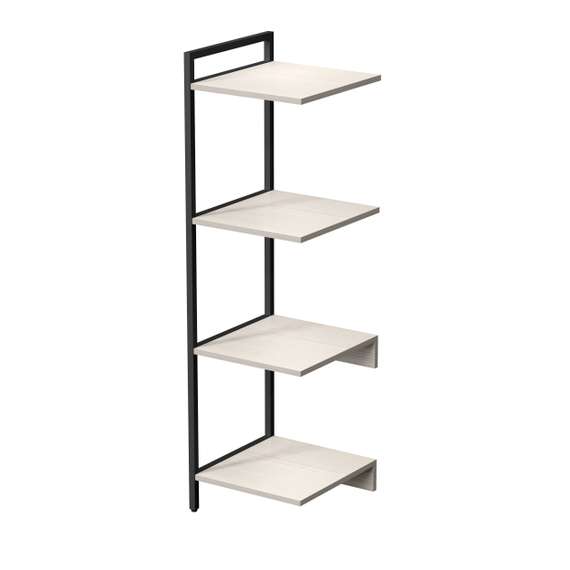 10СПС.4.400 Стеллаж промежуточный средний 4 полки, узкий (380*400*1328)