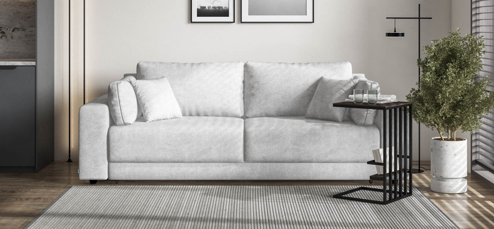 Диван Босс Прайм Шенилл Клауд серый