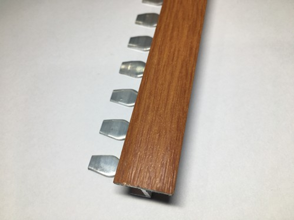 ATZг 10мм "Ziczac" 2,5м Ольха Z-об. 14мм гиб. ламинир. алюм.