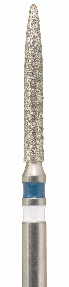 Бор алмазный Z863 012 FG, синий, 1 шт. Форма: цилиндр с плоским концом., JOTA, Швейцария