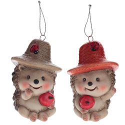 GAEM Изделие декоративное подвесное "Ёжик", L6 W6 H7,5 см, 2в.