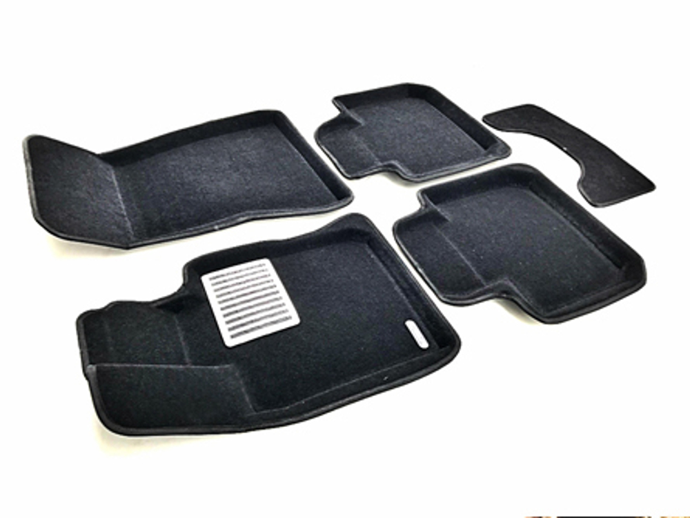 Коврики салона для BMW 6 GT (G32) (2017-) Euromat 3D Lux черные. Арт. EM3D-001207