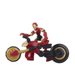 Avengers Bend and Flex F0244  - Автомобиль Мотоцикл 2 в 1 + Фигурка Железного человека 15 см