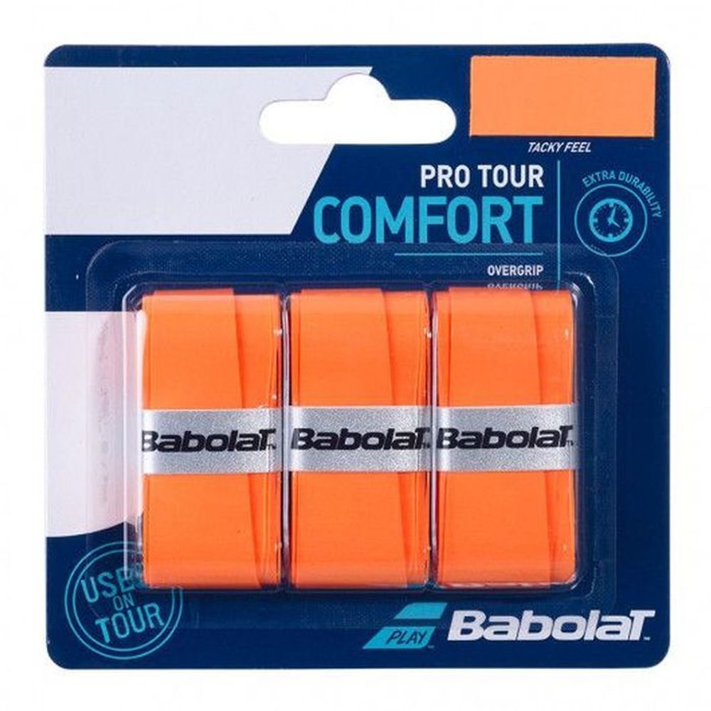 Теннисные намотки Babolat Pro Tour 3P - orange