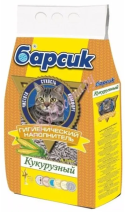 Барсик - наполнитель Кукурузный 4,54л.