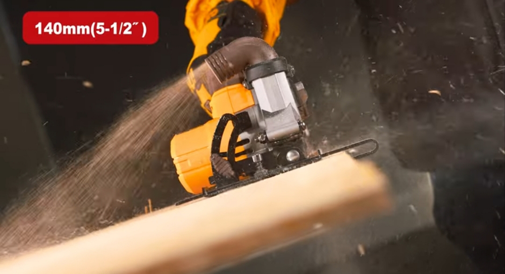 Аккумуляторная циркулярная пила INGCO CSLI14023 INDUSTRIAL 20 В 140 мм 1х4 Ач