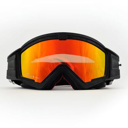 Очки кроссовые ARIETE MUDMAX GOGGLES, черный, зеркальная красная линза 14940-NRR