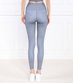 леггинсы logomania GUESS ACTIVE - голубой(V3GB02 MC03W)
