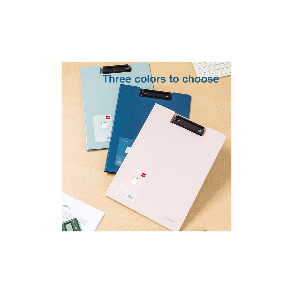 Планшет с крышкой А-4 PVC Deli, цвет ассорти EF404