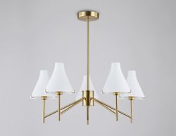 Ambrella Люстра со стеклянными плафонами на штанге Modern LH57133