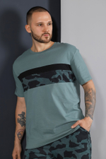 [m]Пижама мужская штаны+футболка к/р КП-101