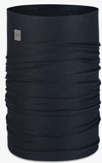Тонкая зимняя бандана-труба Buff Thermonet Solid Black Bike Collection