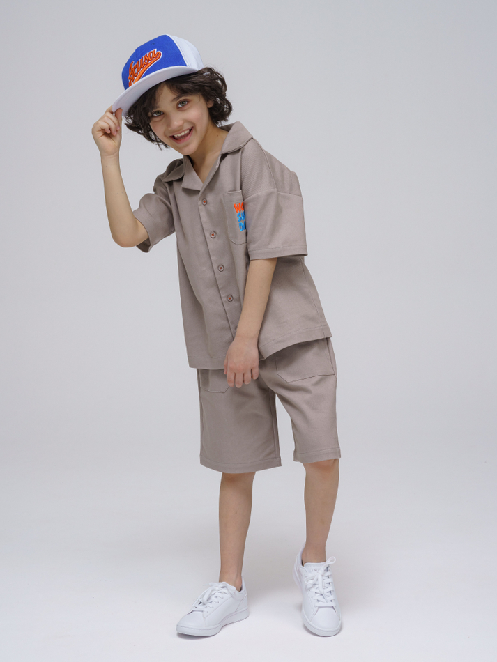 Костюм джинсовый с шортами