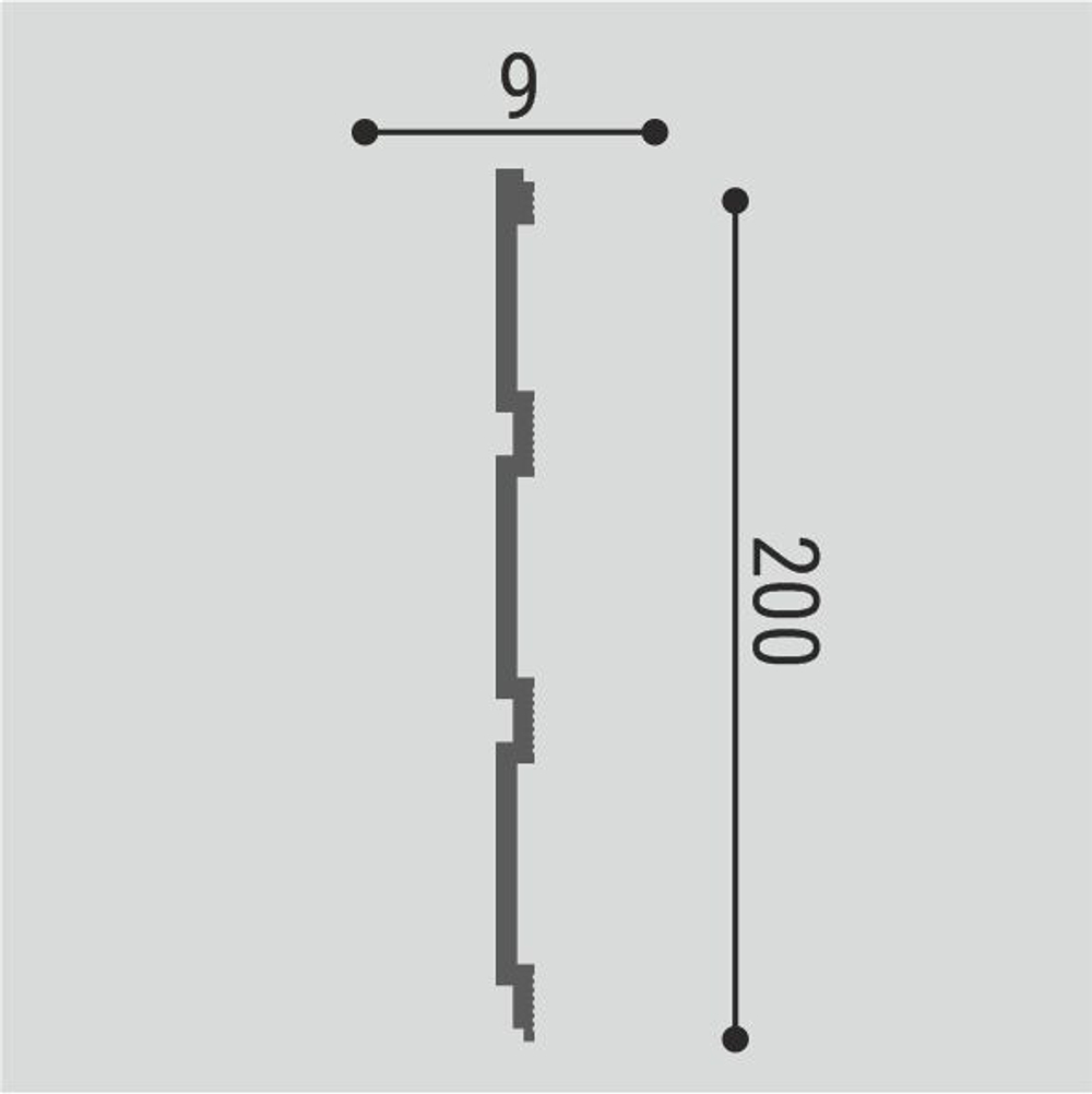 bello deco Панель стеновая XPS СП 02/2.6 00-00105049