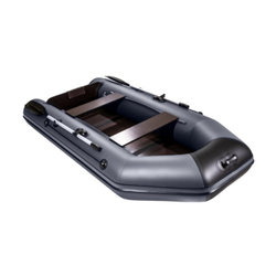 Лодка ПВХ АКВА 2800 Слань-книжка киль графит/черный