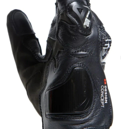 Мотоперчатки Dainese "Carbon 4", кожаные, защита на костяшках и ладонях