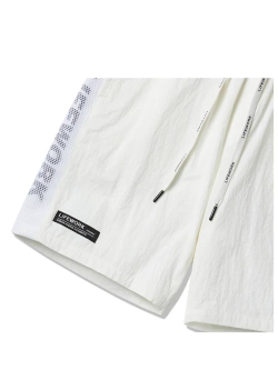 Шорты нейлоновые с сетчатыми полосками