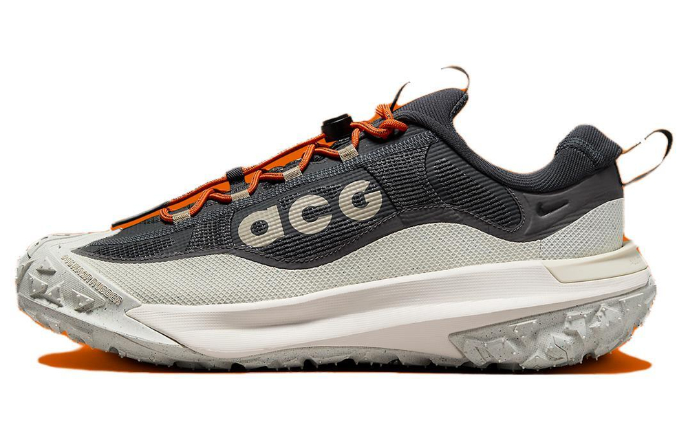 Nike ACG Mountain Fly 2 Low Gore-Tex round toe comfortable outdoor functional shoes non-slip low-top hiking shoes men's beige orange