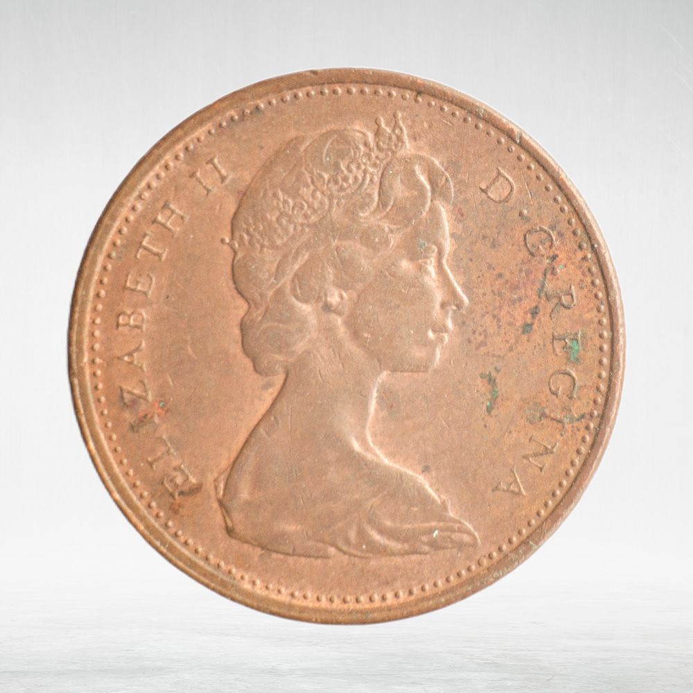 Canada, 1 Cent, 1973 – Elizabeth II (Second Portrait), VF