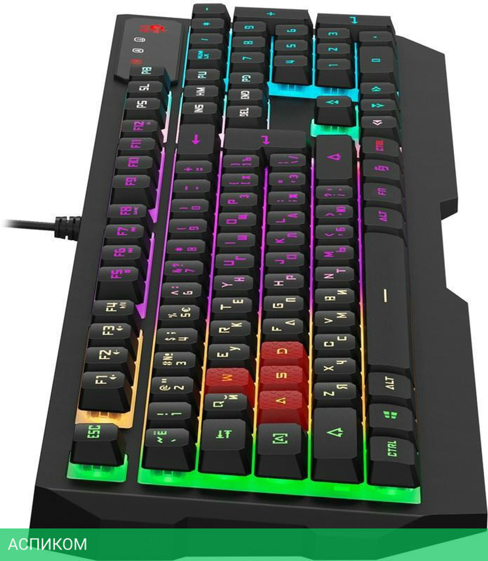 Клавиатура A4Tech Bloody USB Multimedia for gamer LED (B140N)