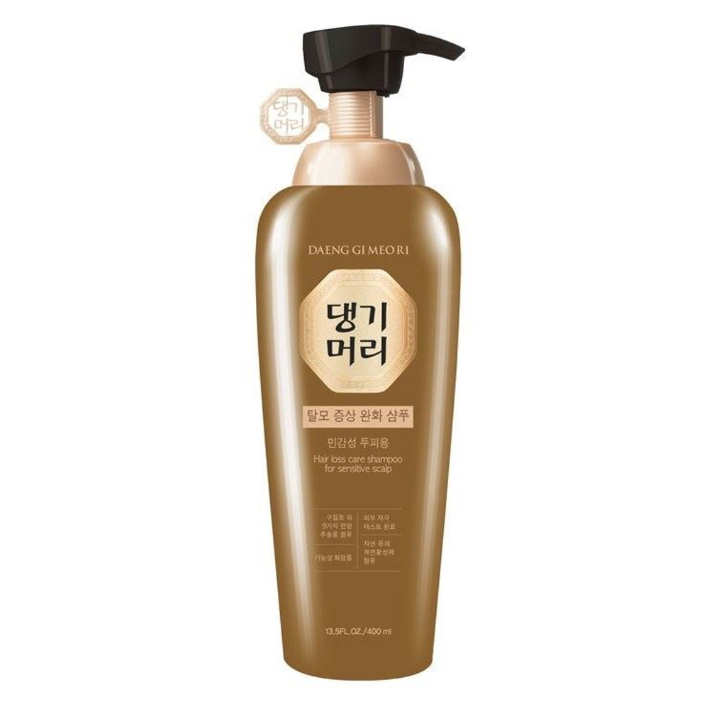 Шампунь для волос для чувствительной кожи головы DAENG GI MEO RI Shampoo For Sensitive Hair 400 мл