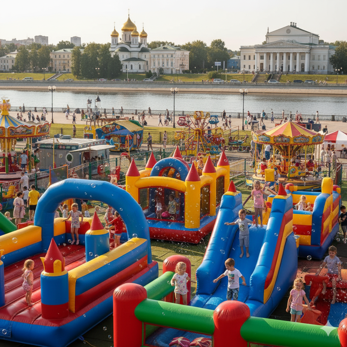 Надувной батут купить в Тамбове – БатутМастер