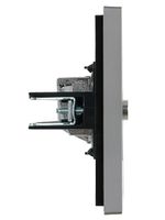 FORTE&PIANO Розетка TV оконечная FP528 сталь IEK