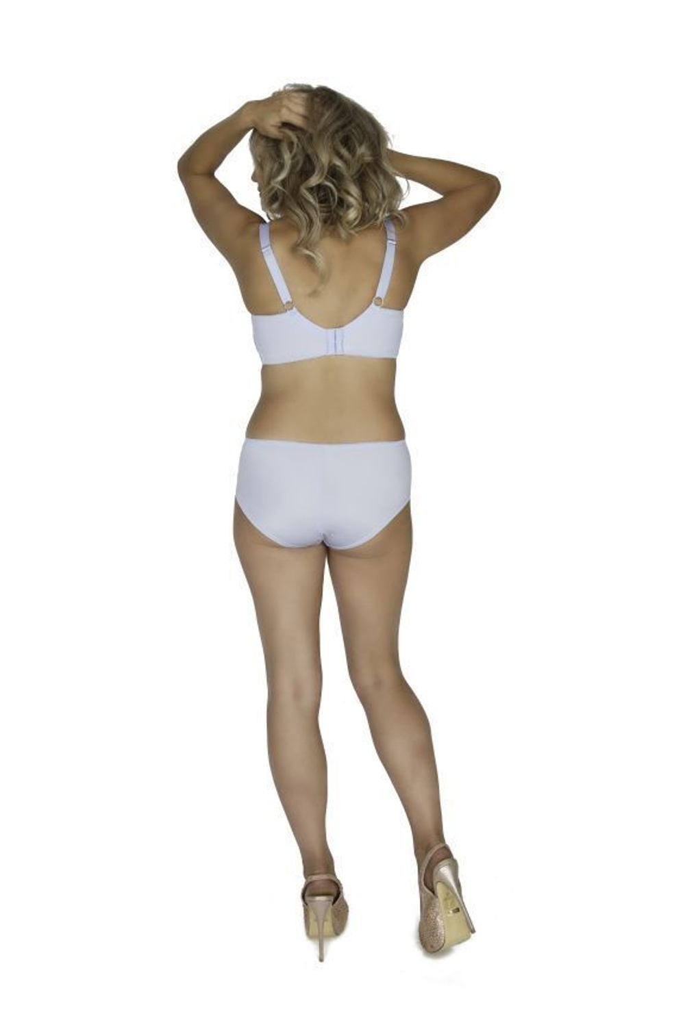 Красный бюстгальтер с мягкой чашкой +size из кружева с «ресничками» (Размер: 80I) (Цвет: красный)